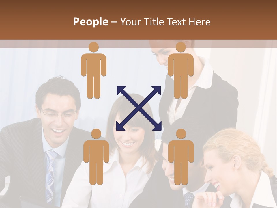 Teamwork Businessman Presentation PowerPoint Template