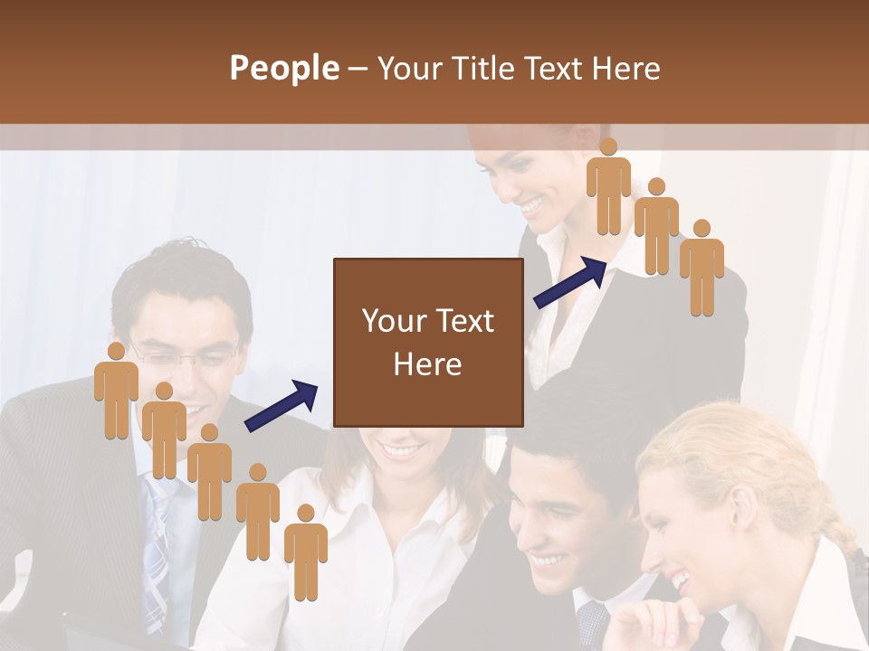 Teamwork Businessman Presentation PowerPoint Template