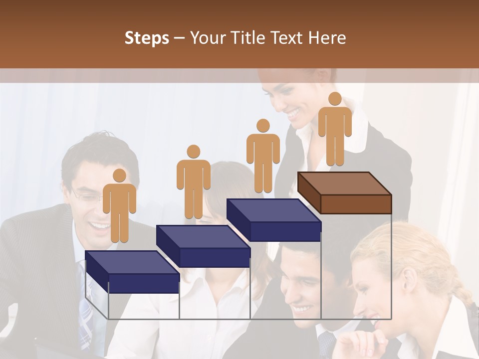 Teamwork Businessman Presentation PowerPoint Template