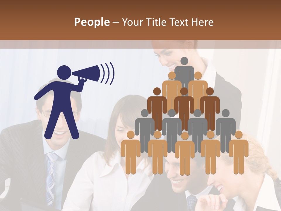 Teamwork Businessman Presentation PowerPoint Template