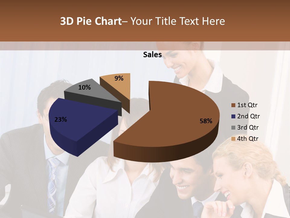 Teamwork Businessman Presentation PowerPoint Template