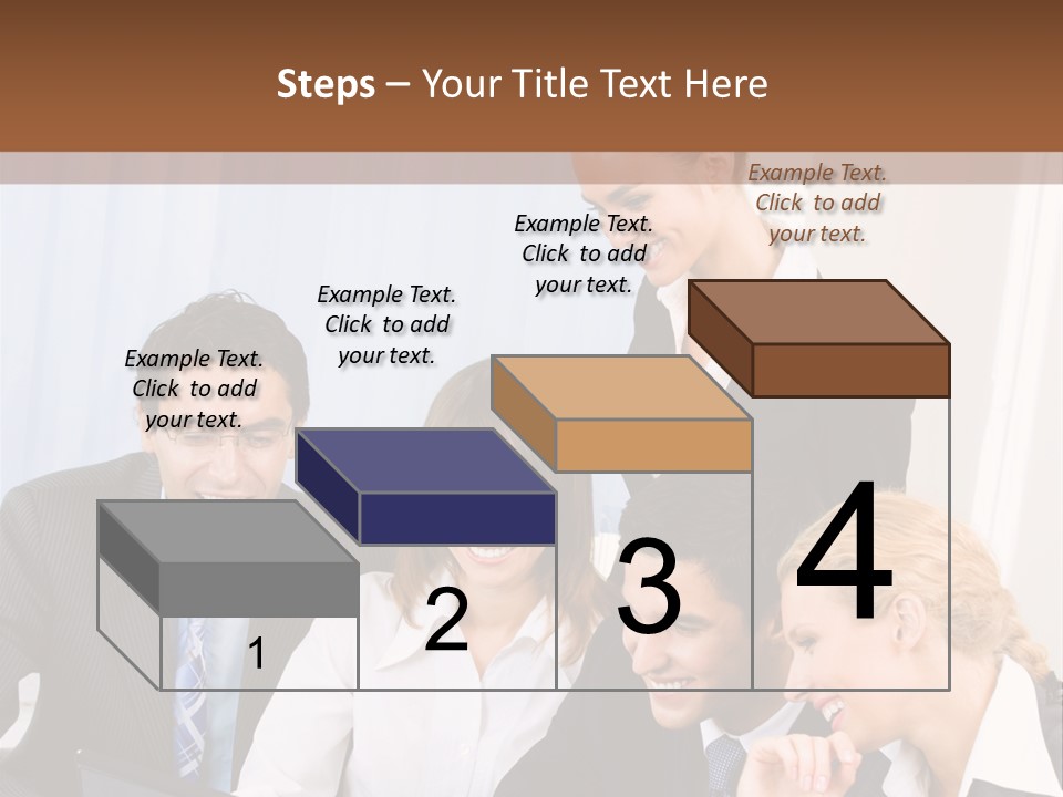 Teamwork Businessman Presentation PowerPoint Template