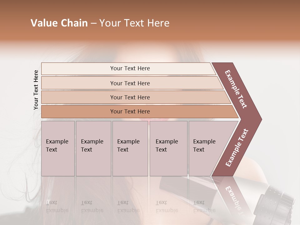 Hands Long Hairdresser PowerPoint Template