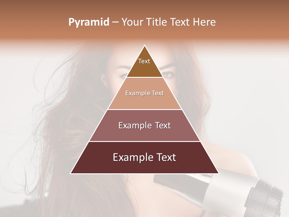 Hands Long Hairdresser PowerPoint Template