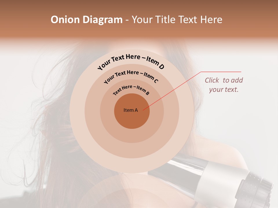 Hands Long Hairdresser PowerPoint Template