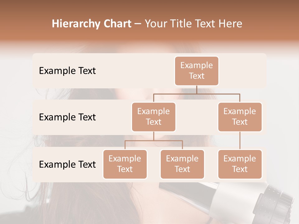Hands Long Hairdresser PowerPoint Template