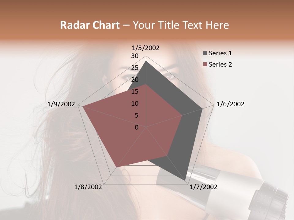 Hands Long Hairdresser PowerPoint Template