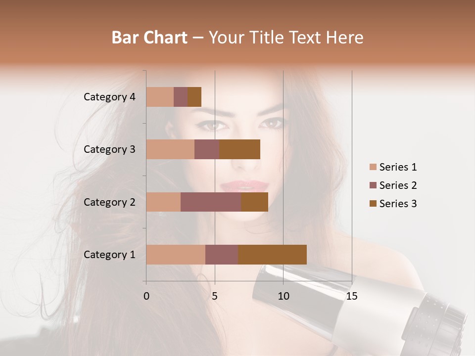Hands Long Hairdresser PowerPoint Template