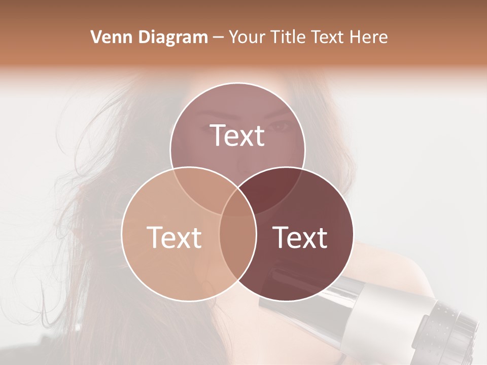 Hands Long Hairdresser PowerPoint Template