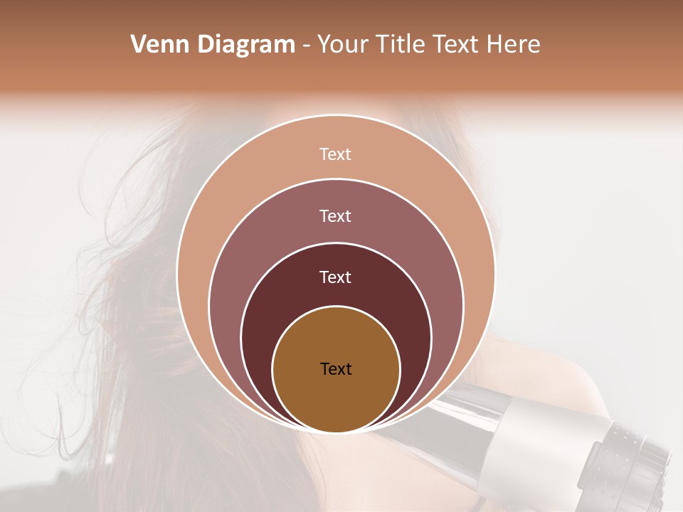 Hands Long Hairdresser PowerPoint Template