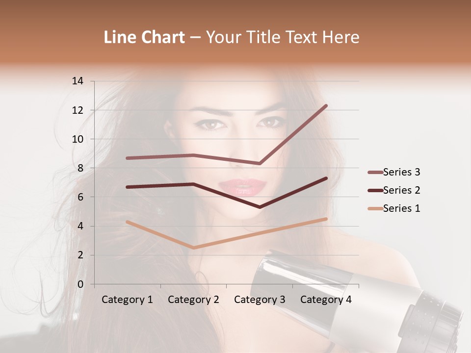 Hands Long Hairdresser PowerPoint Template