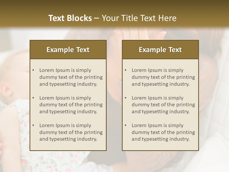 Mama House Interior PowerPoint Template