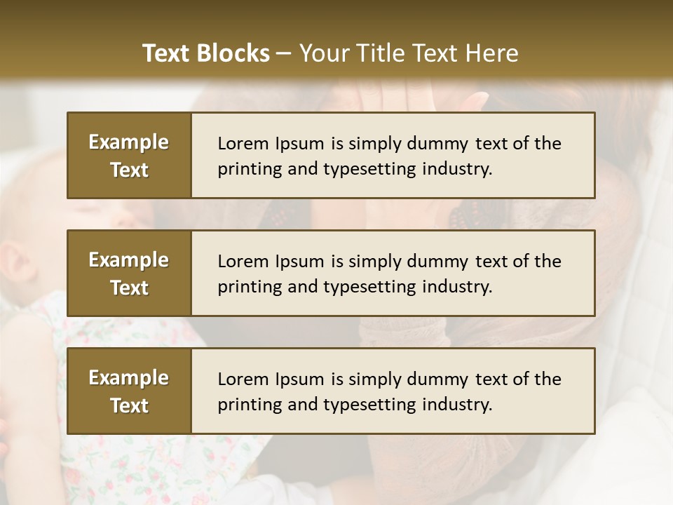 Mama House Interior PowerPoint Template