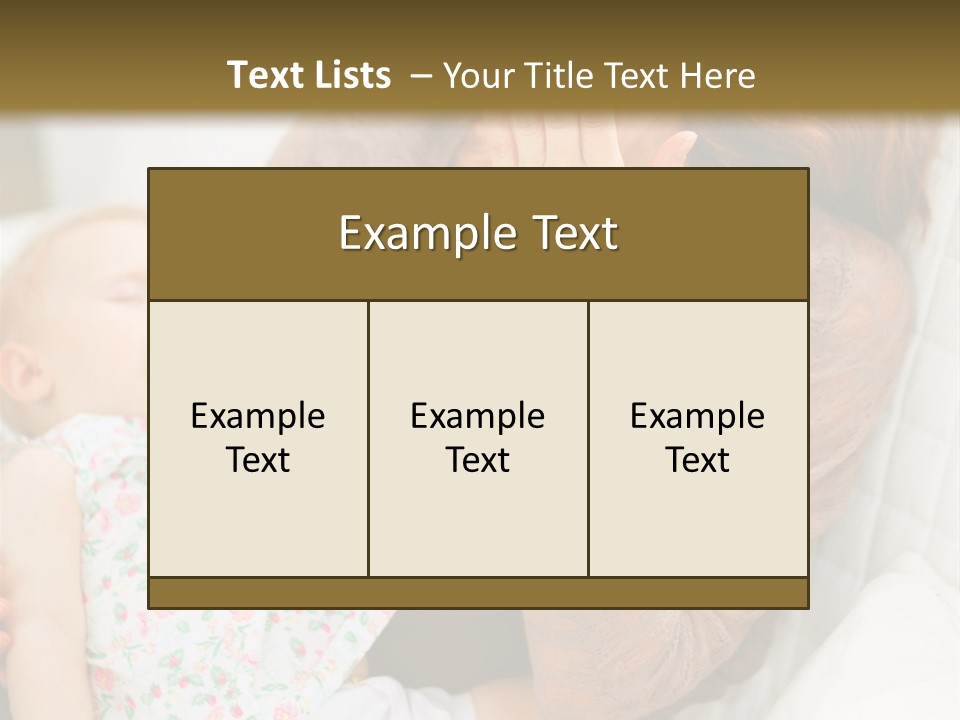 Mama House Interior PowerPoint Template