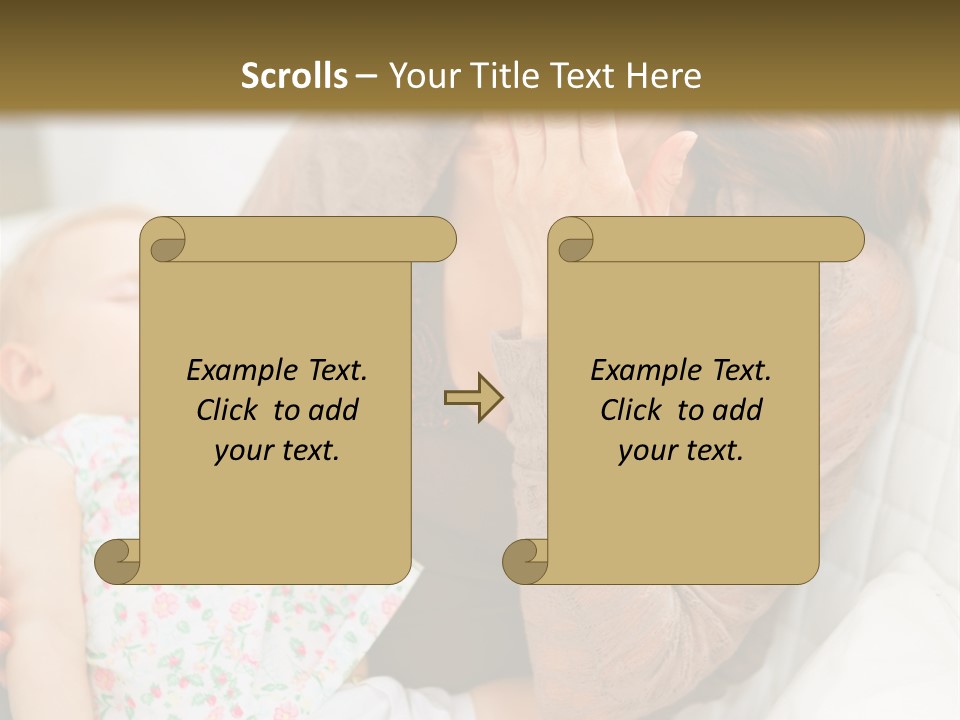 Mama House Interior PowerPoint Template