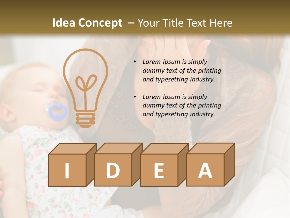 Mama House Interior PowerPoint Template