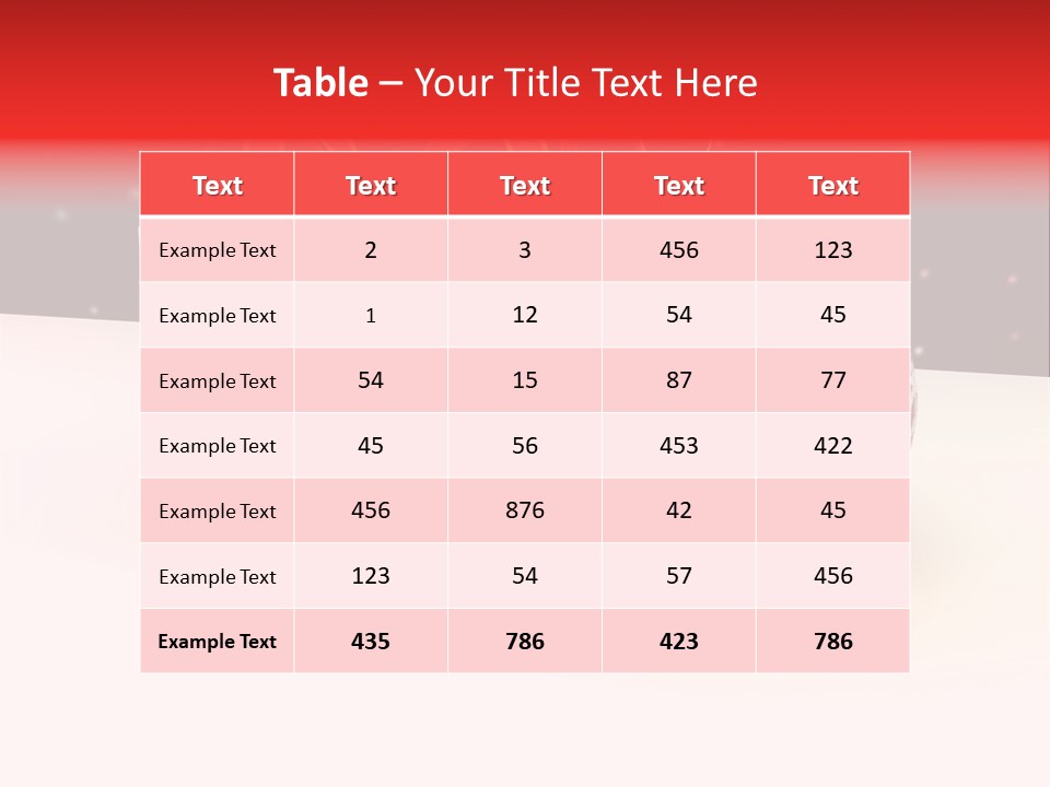 Snow Home Turkey PowerPoint Template