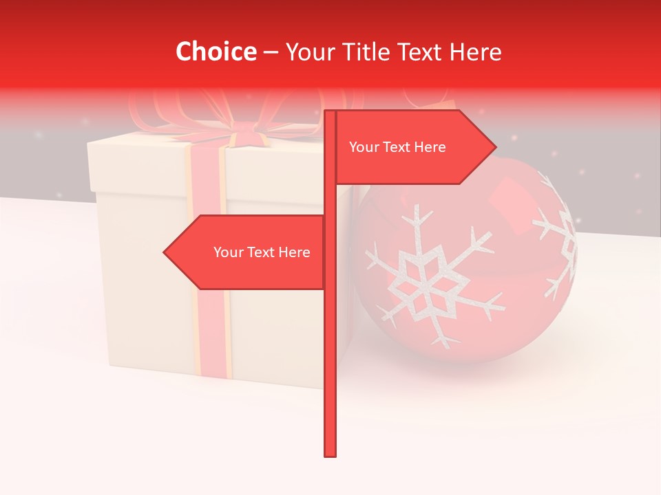 Snow Home Turkey PowerPoint Template