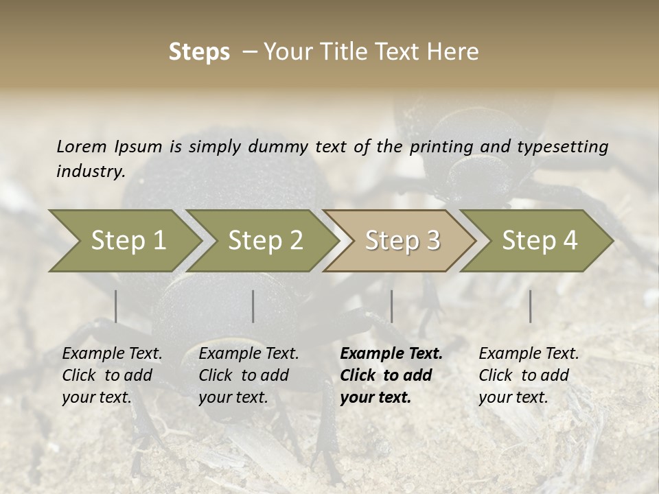 Wildlife Closeup Imago PowerPoint Template