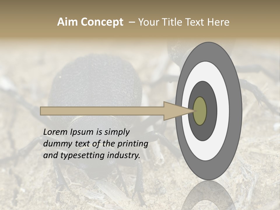 Wildlife Closeup Imago PowerPoint Template