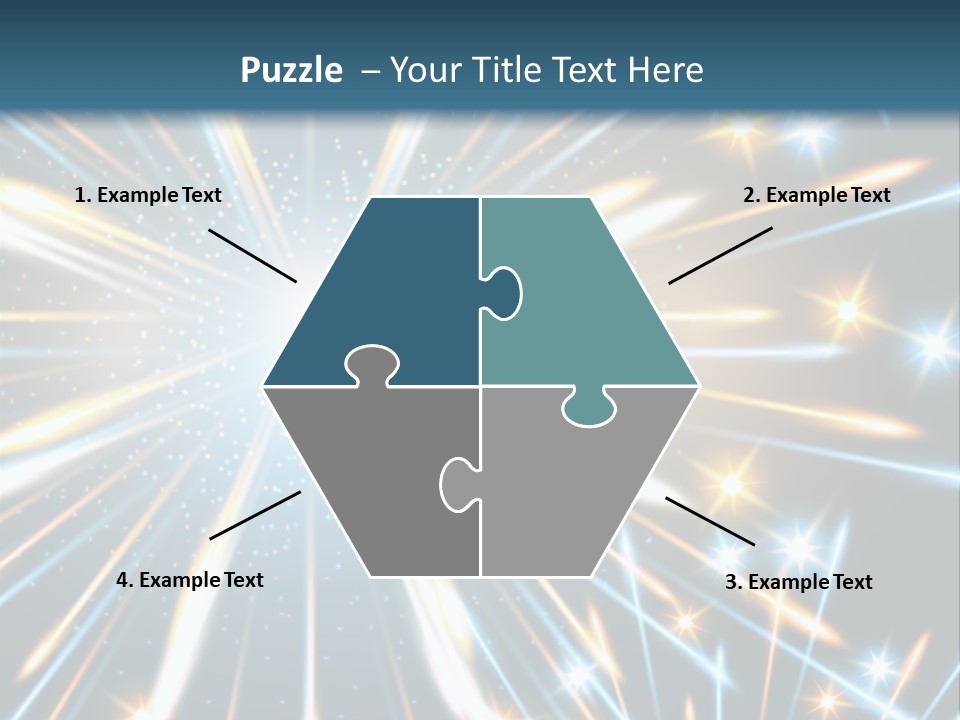 Illustration Light Rave PowerPoint Template