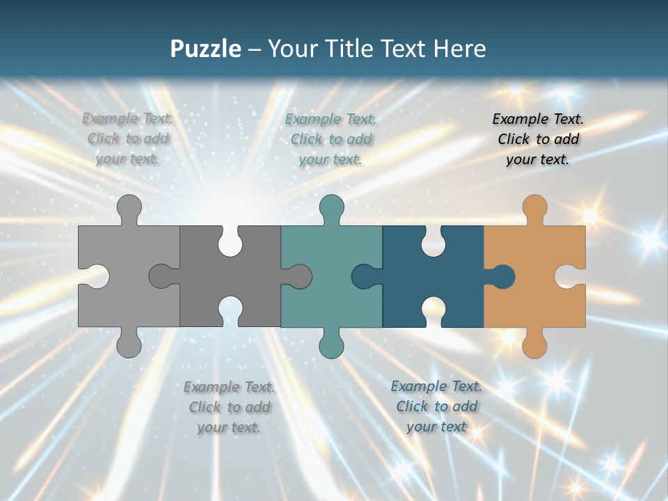 Illustration Light Rave PowerPoint Template