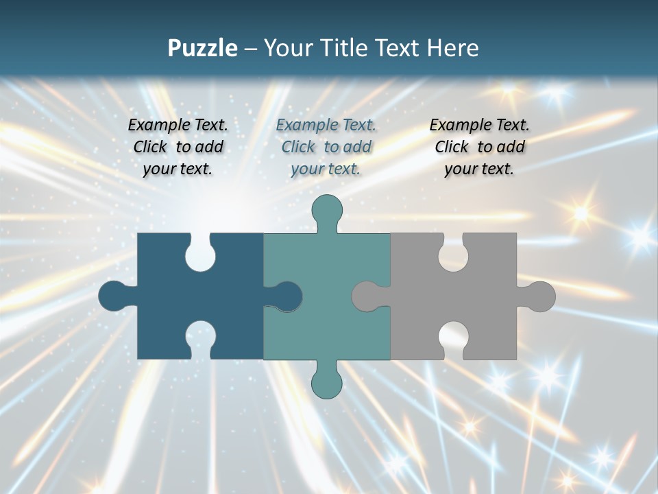 Illustration Light Rave PowerPoint Template