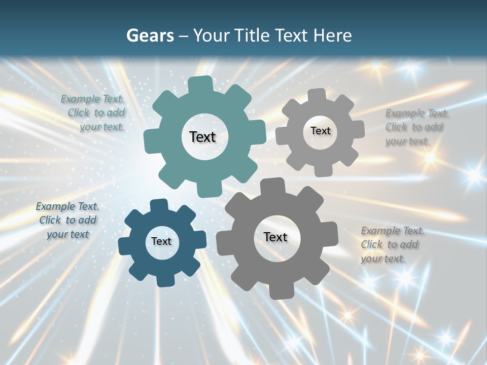 Illustration Light Rave PowerPoint Template