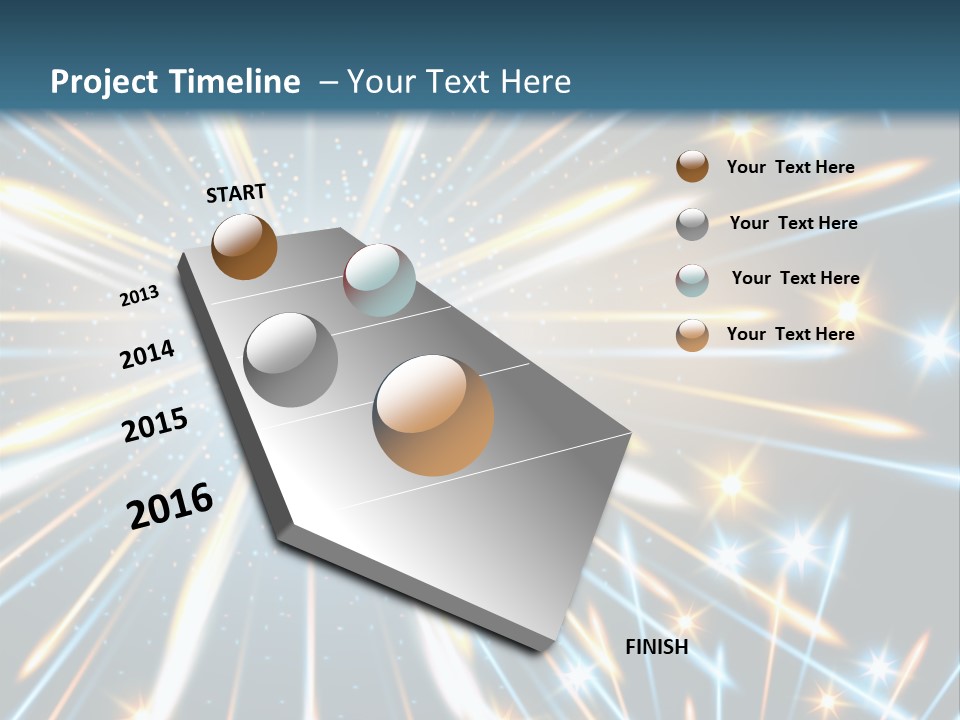 Illustration Light Rave PowerPoint Template