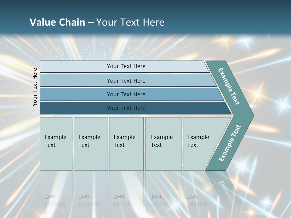 Illustration Light Rave PowerPoint Template