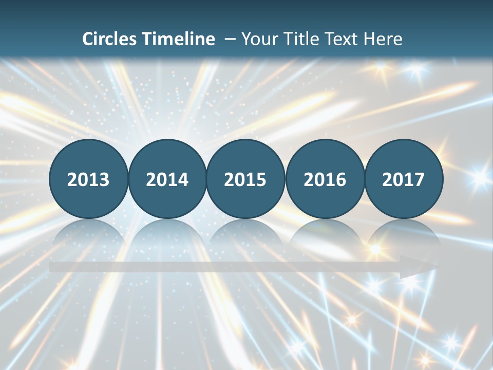 Illustration Light Rave PowerPoint Template