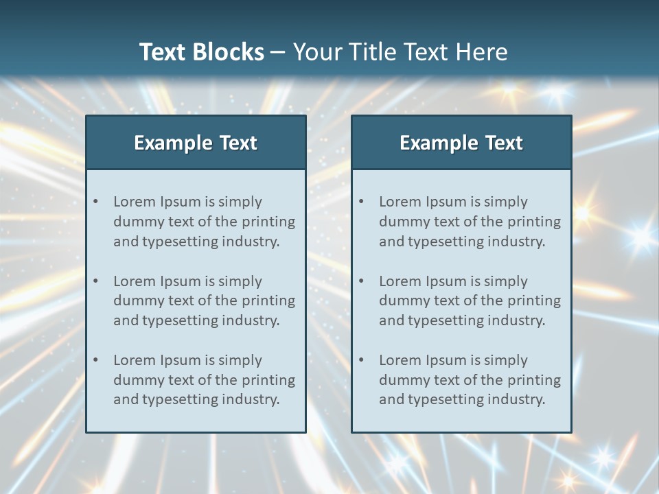 Illustration Light Rave PowerPoint Template