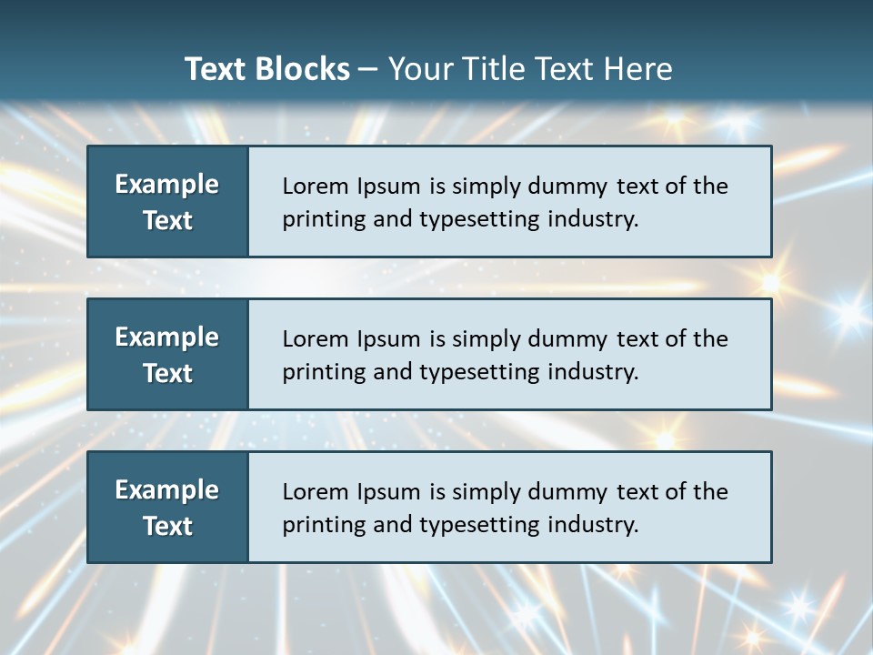 Illustration Light Rave PowerPoint Template