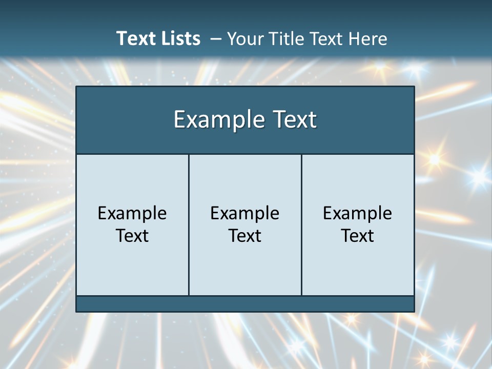 Illustration Light Rave PowerPoint Template