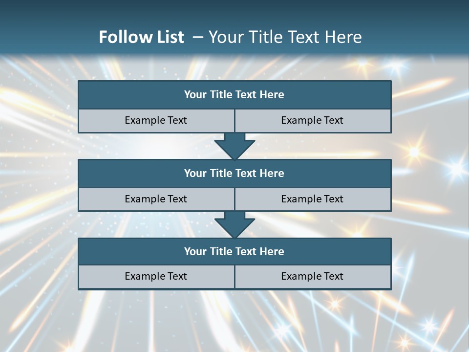 Illustration Light Rave PowerPoint Template