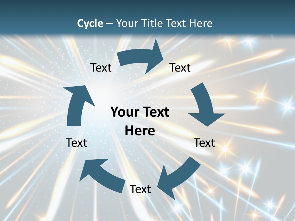 Illustration Light Rave PowerPoint Template