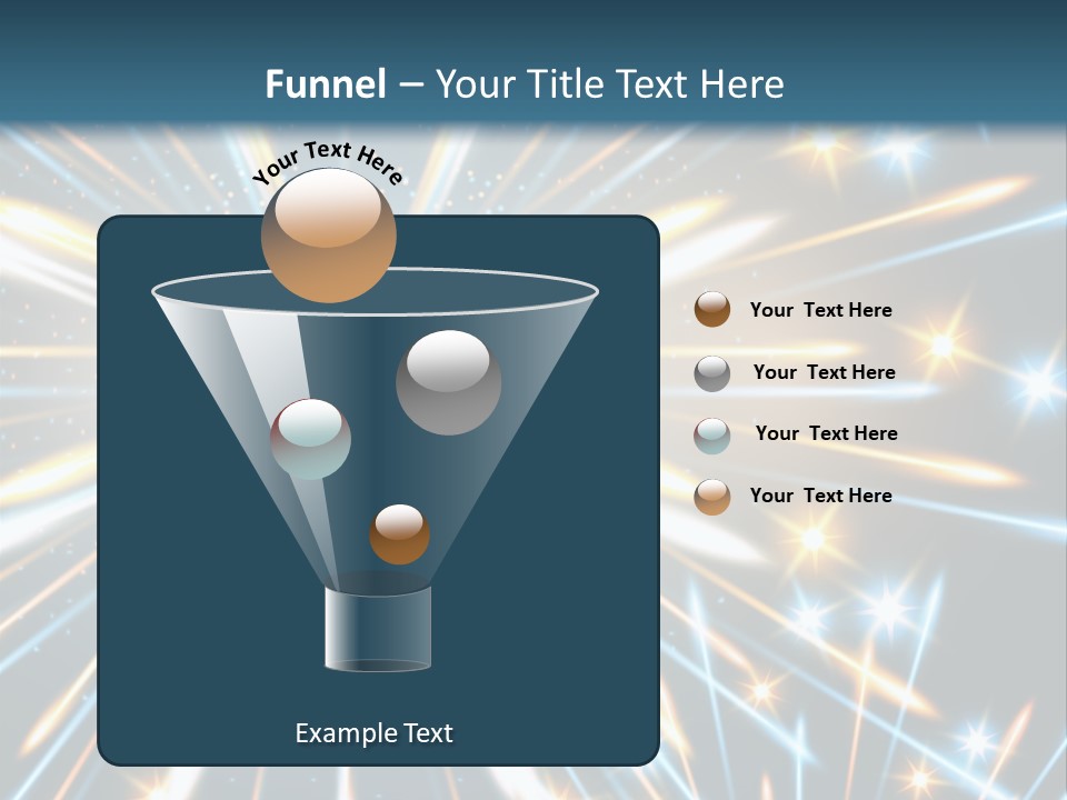 Illustration Light Rave PowerPoint Template