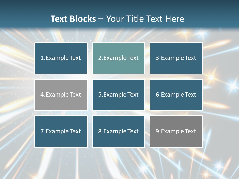 Illustration Light Rave PowerPoint Template