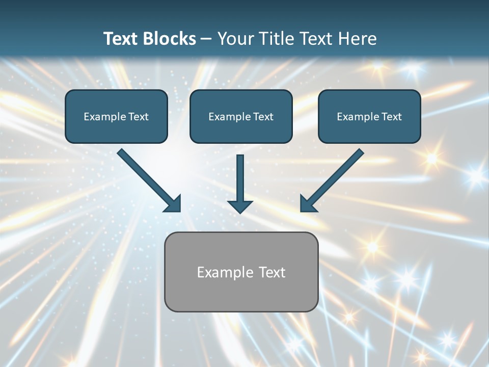 Illustration Light Rave PowerPoint Template