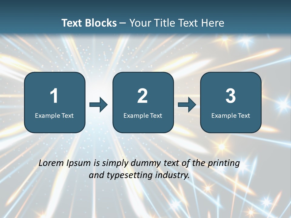 Illustration Light Rave PowerPoint Template