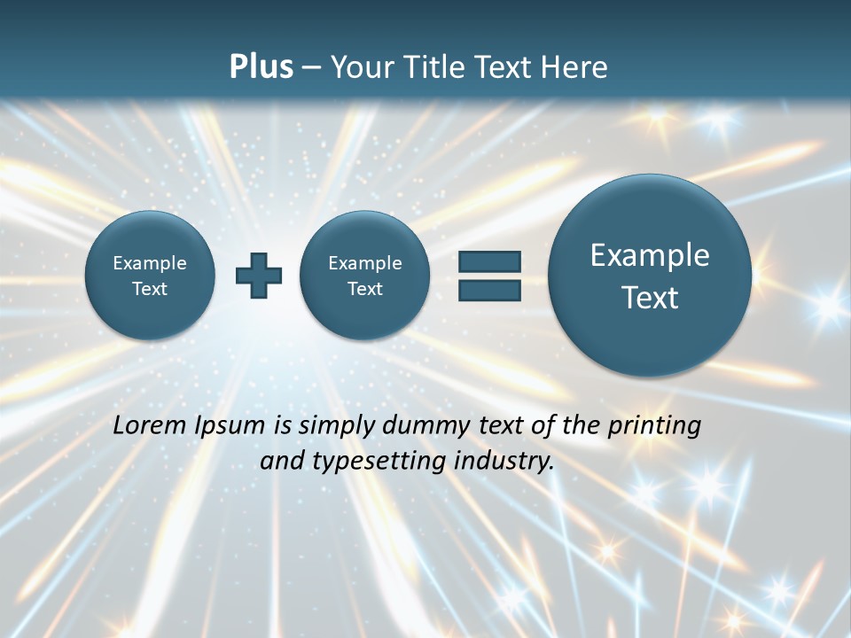 Illustration Light Rave PowerPoint Template