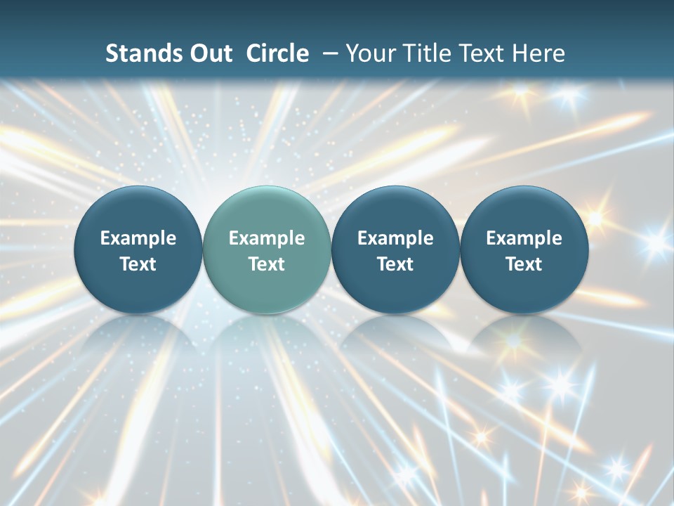 Illustration Light Rave PowerPoint Template