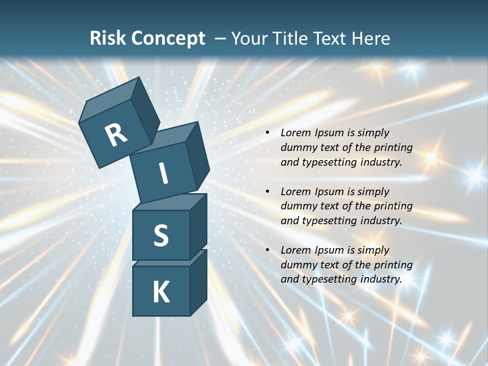 Illustration Light Rave PowerPoint Template