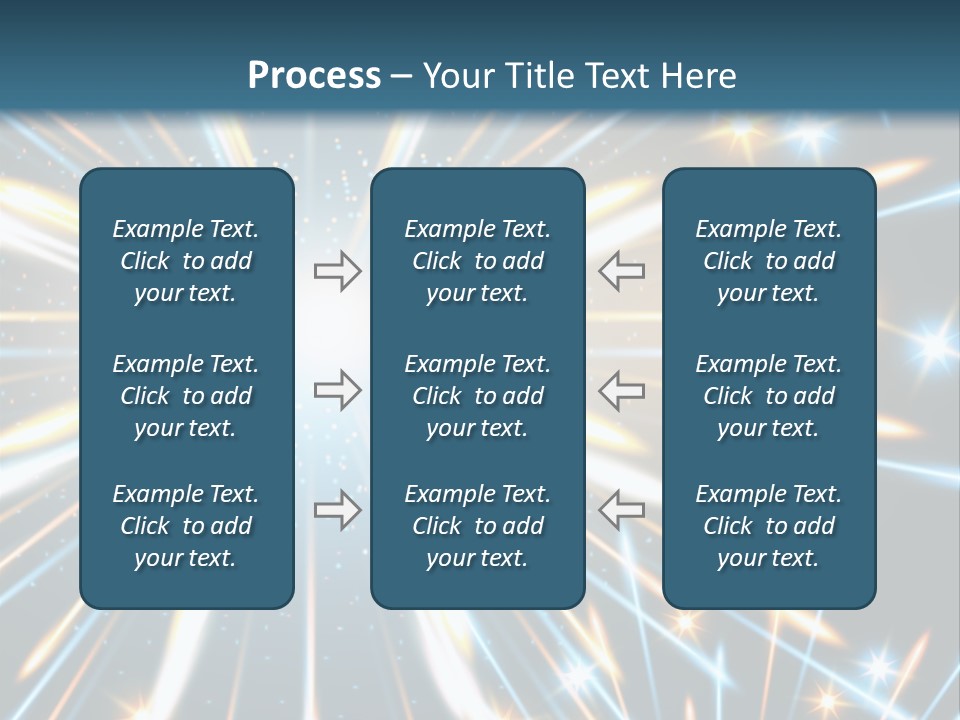 Illustration Light Rave PowerPoint Template
