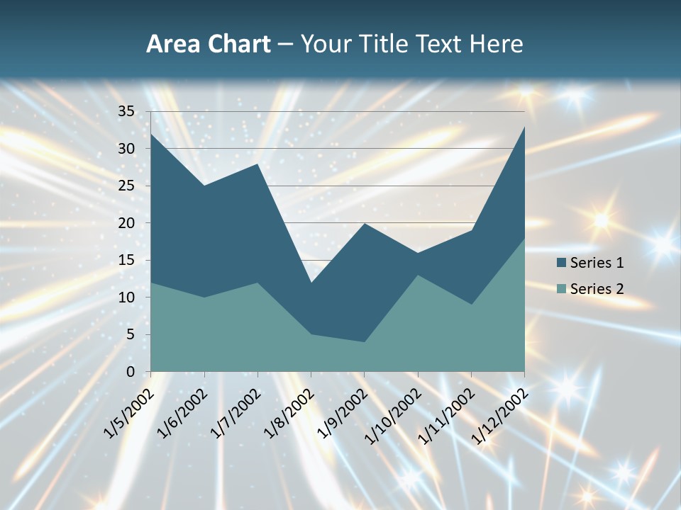 Illustration Light Rave PowerPoint Template