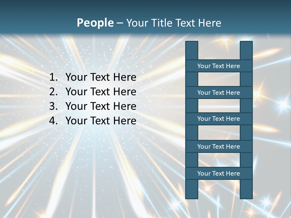 Illustration Light Rave PowerPoint Template