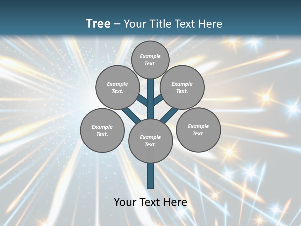 Illustration Light Rave PowerPoint Template