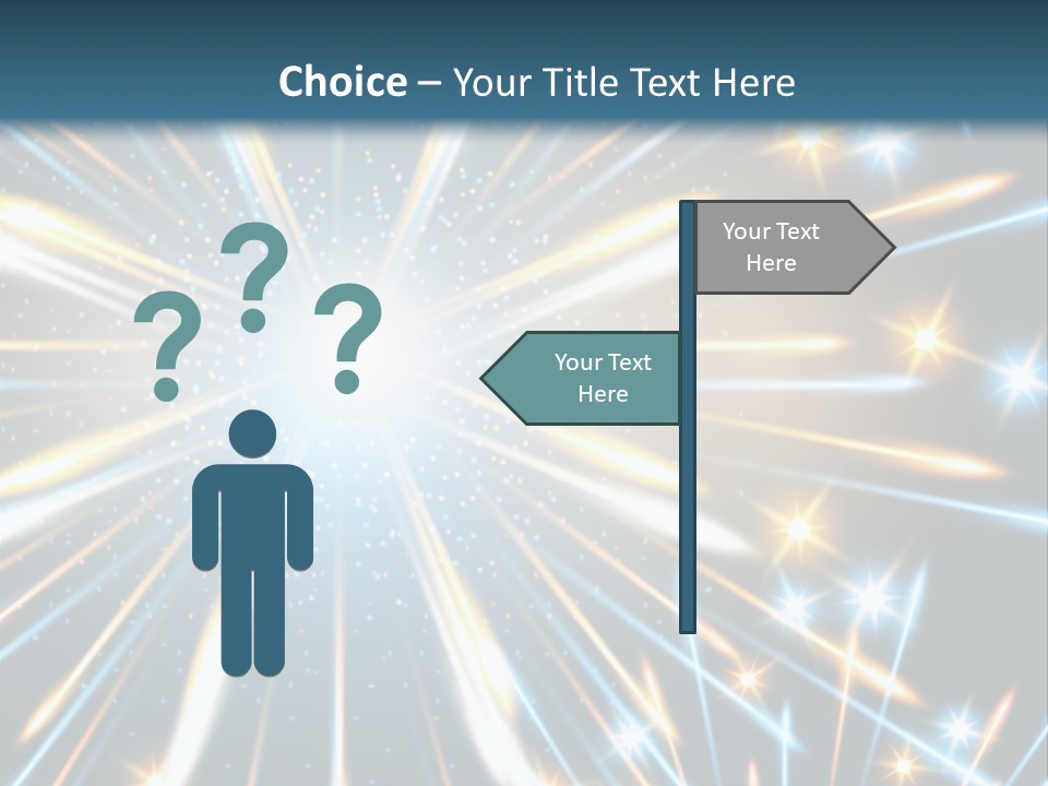 Illustration Light Rave PowerPoint Template