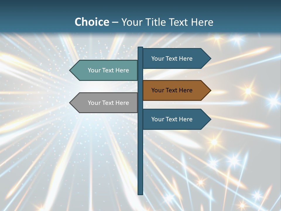 Illustration Light Rave PowerPoint Template