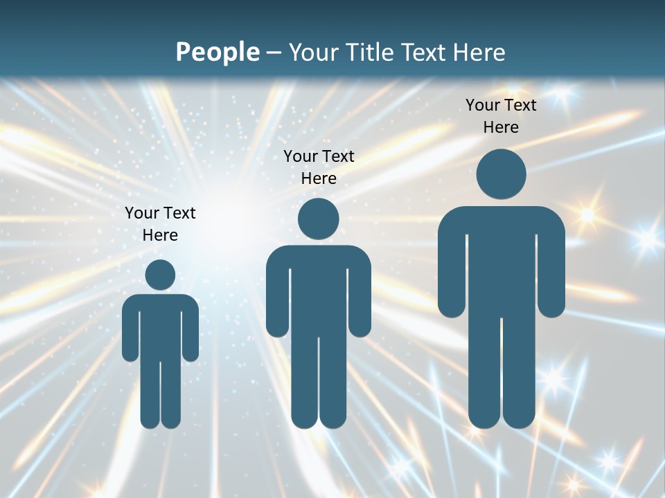 Illustration Light Rave PowerPoint Template